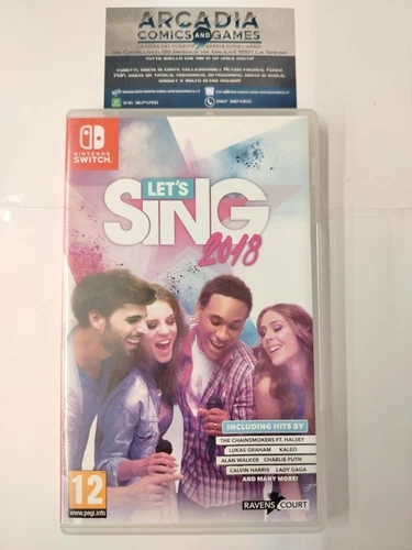 Let's Sing 2018 Switch Nintendo Triangolo Viola